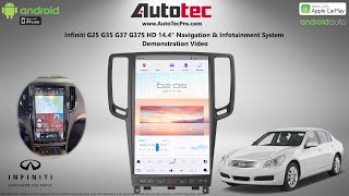 Infiniti G25/G35/G37/G37s (2007 – 2015) 14.4″ Navigation & Infotainment System - Demonstration Video Infiniti G25 G35 G37 G37s 2007 2015 14 4 2k Gps Infotainment System