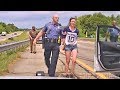 Woman Fleeing in Stolen Car Intentionally Rams Police Cruisers