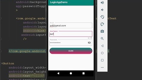 Beautiful Login Screen || Advance Android Tutorial || (TextInputLayout)