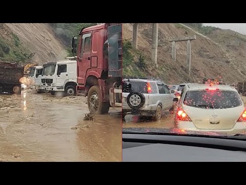 საგანგაშო ვითარება რიკოთზე | უღლეტეხილზე 70-ზე მეტი მეწყერსაშიში კერაა