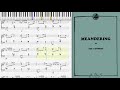 My piano solo of meandering by zez confrey