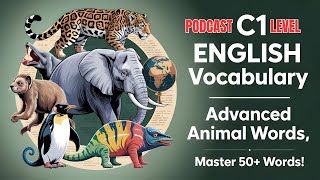 50  C1 Advanced Animals Wordlist || English Listening Practice Podcast