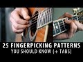 25 Fingerpicking Patterns In 5 Minutes! (+tabs)