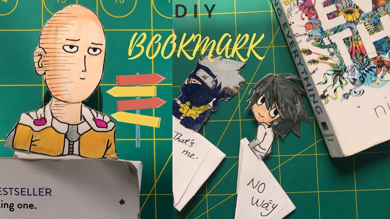 DIY Manga Bookmarks  YouTube