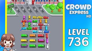 Crowd Express Level 736 Solution Walkthrough