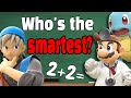 Ranking the CANONICALLY smartest Smash Bros characters