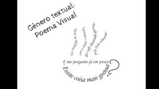 Gênero: Poema Visual.