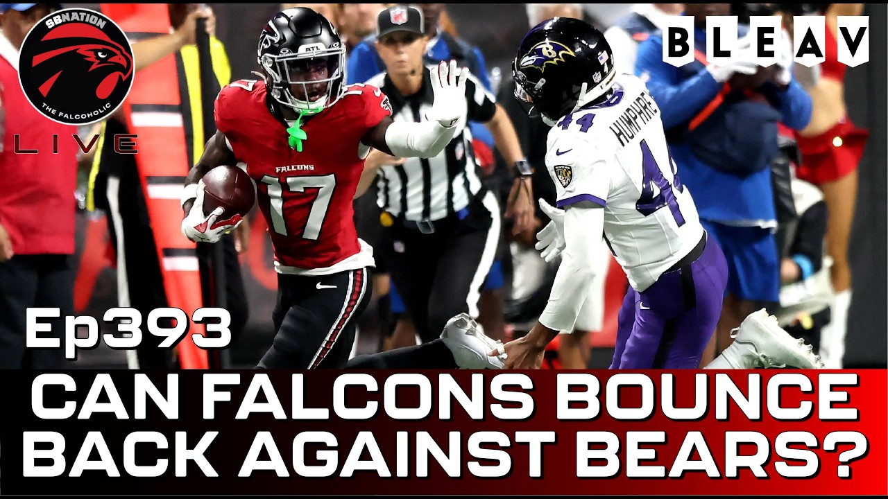 Can the Falcons bounce back against the Bears? Falcoholic Live, Ep393