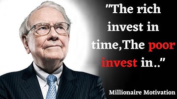 "I Got RICH When I Understood THIS" — Warren Buffett |Millionaire Motivation