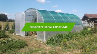 Tutoriel - Ombrière pour serres en diamètre 32 et 40