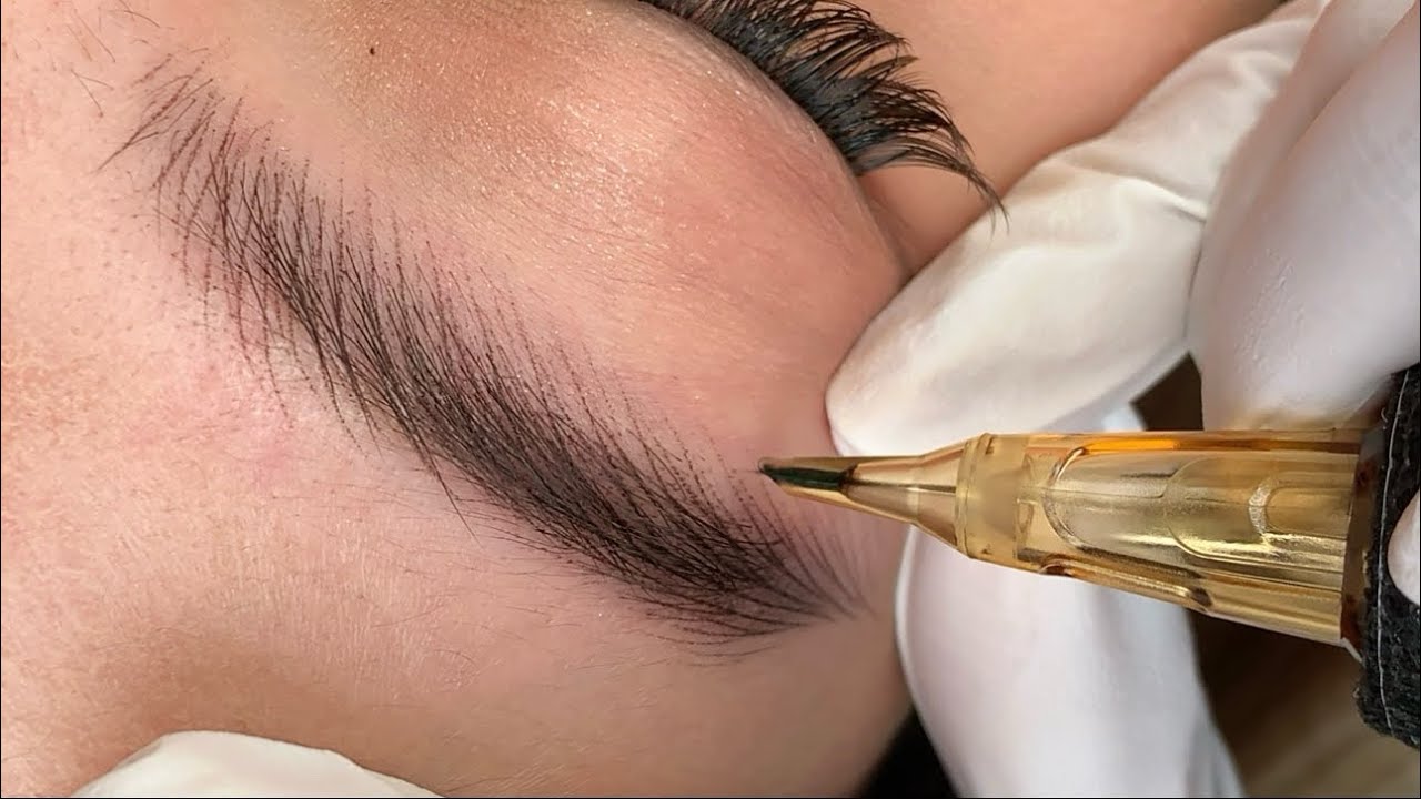 ขั้นตอนการทำคิ้วลายเส้น “Hair Stroke” | Yim  Eyebrows