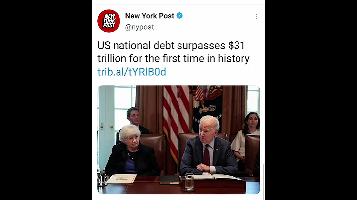 US national debt surpasses $31 trillion for the first time in history