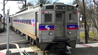 A Pair of Septa Trains on the Lansdale/Doylestown Line