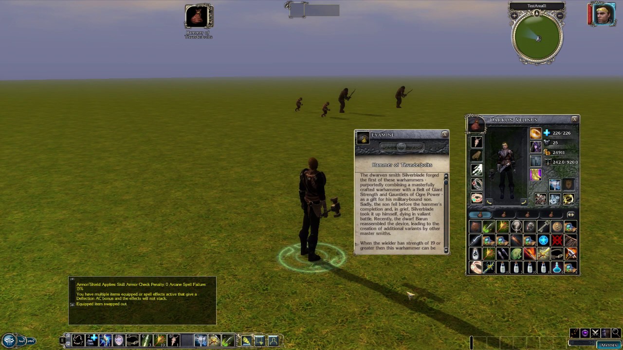 NWN2 Hammer of Thunderbolts demo YouTube