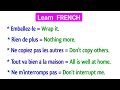 100 Easy Sentences to Learn FRENCH.