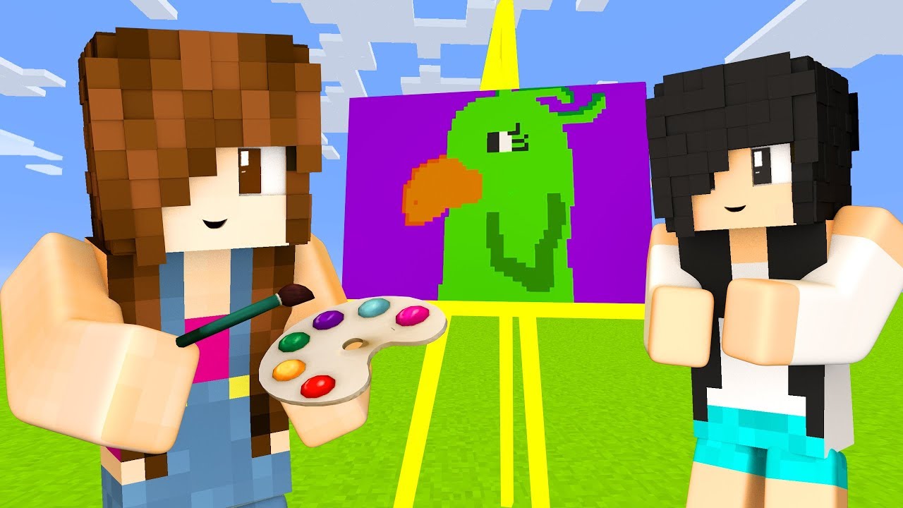 roblox download Minecraft Pixel Painters - A ESPOSA DO LOURO JOSÉ