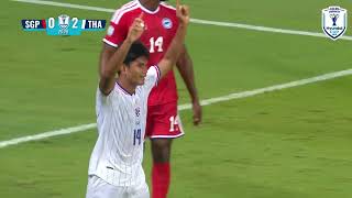 Teerasak found the gap! | Singapore 0-2 Thailand | ASEAN Hyundai Cup 2026