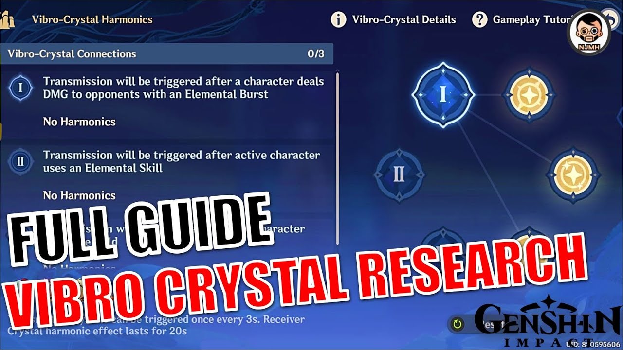 [Full Guide] Vibro-Crystal Research - Elemental Presets | Genshin Impact