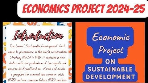 Class 12th Economics Project File on Sustainable Development  #projectmethod #projects #class12th