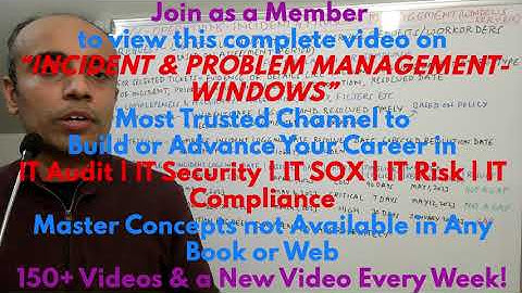 IT with Varun Vohra - ITGC - Operations - Incident & Problem Management - Windows Server (Promo)
