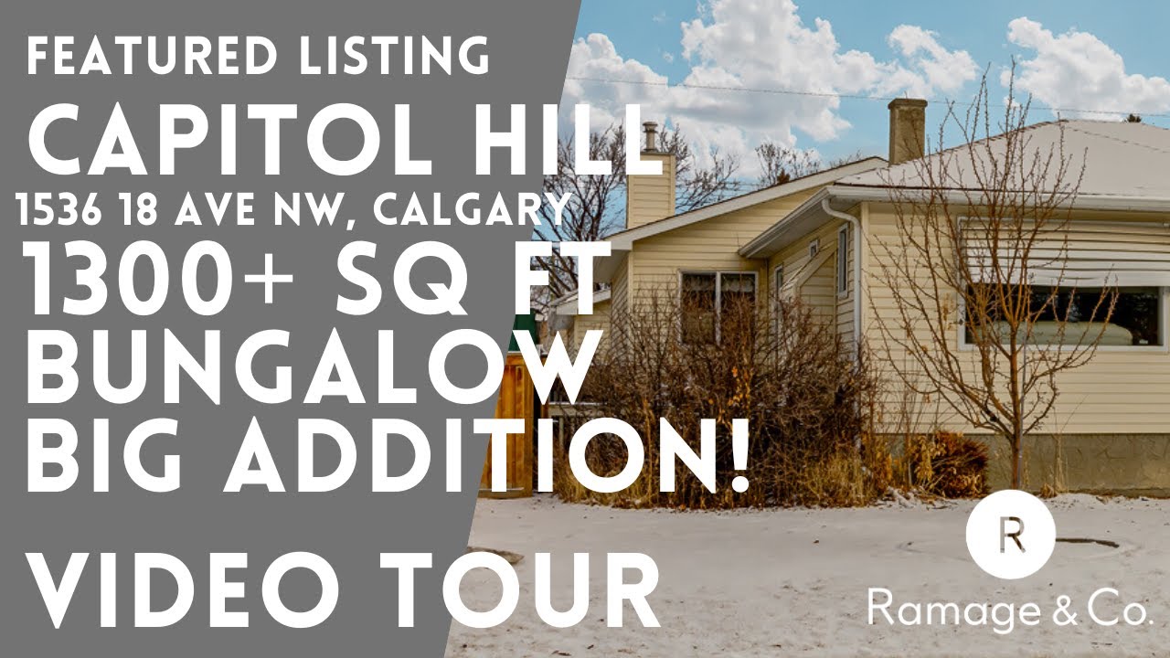 Oversized Bungalow Capitol Hill Calgary YouTube