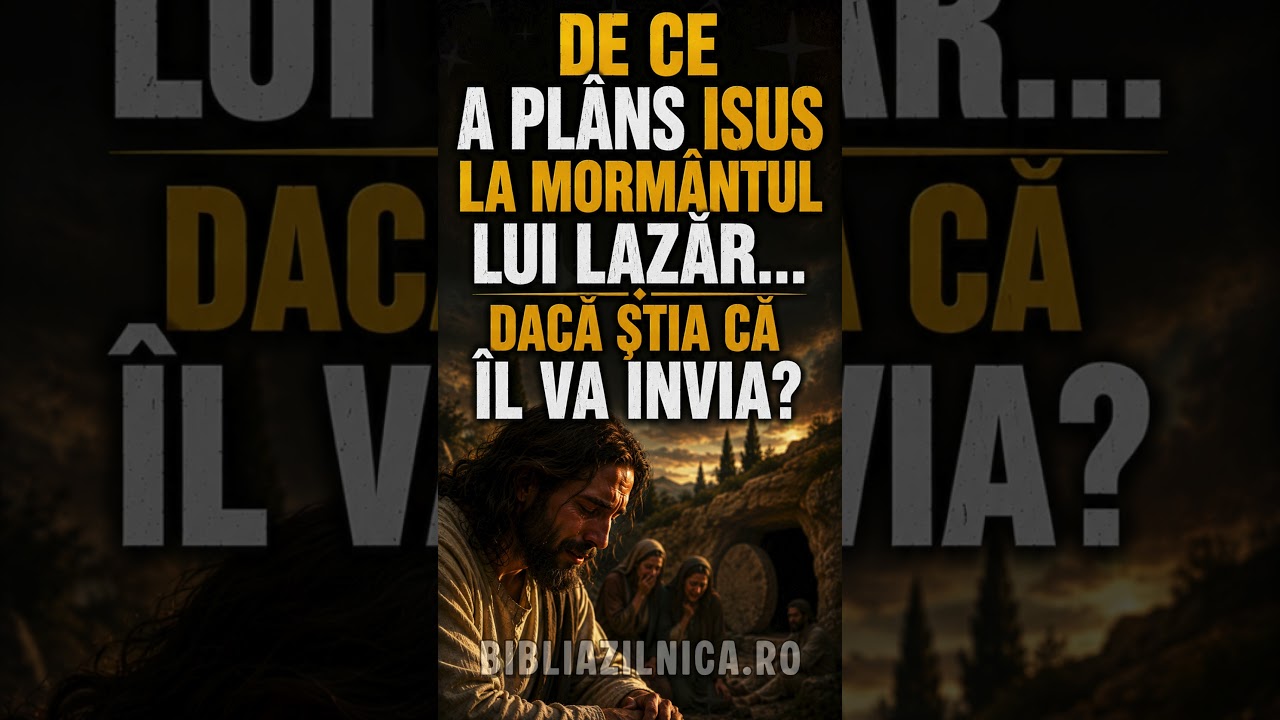 De ce a plâns Isus la mormântul lui Lazăr… dacă știa că îl va învia? Întrebări și răspunsuri biblice