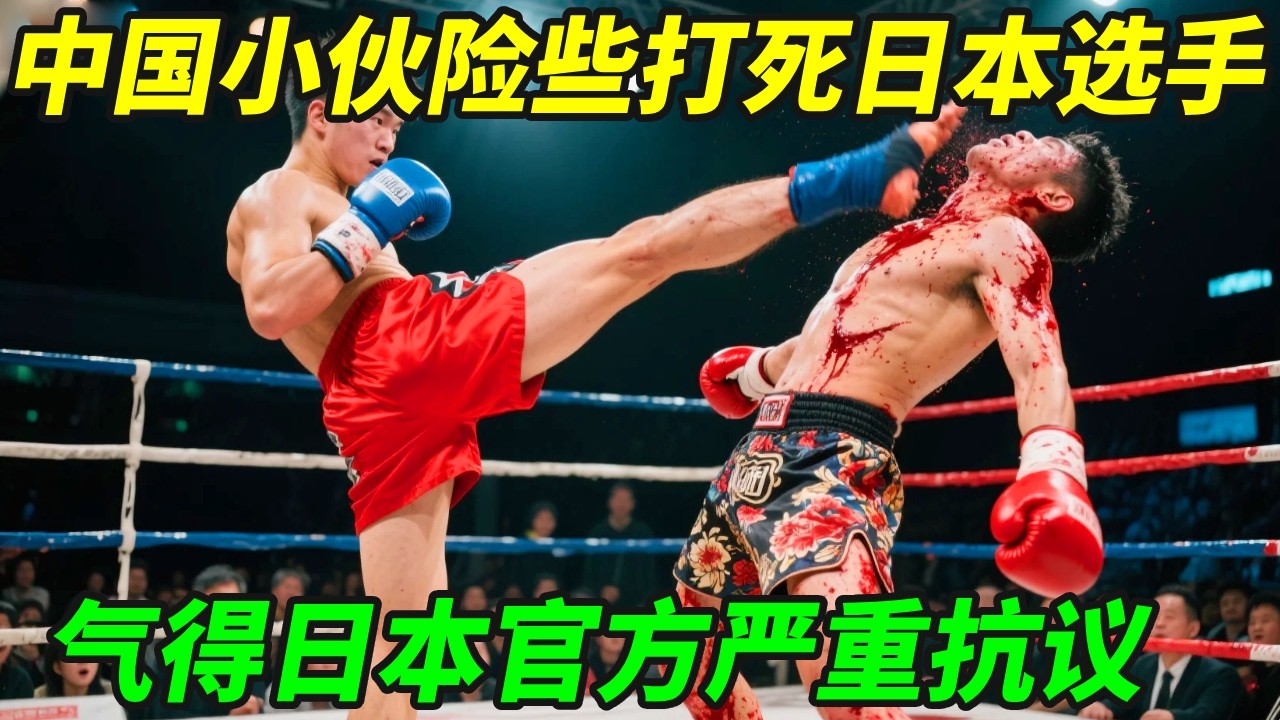 中国小伙到日本踢馆，险些打死日本选手，气得日本官方严重抗议！【小野格斗解说】