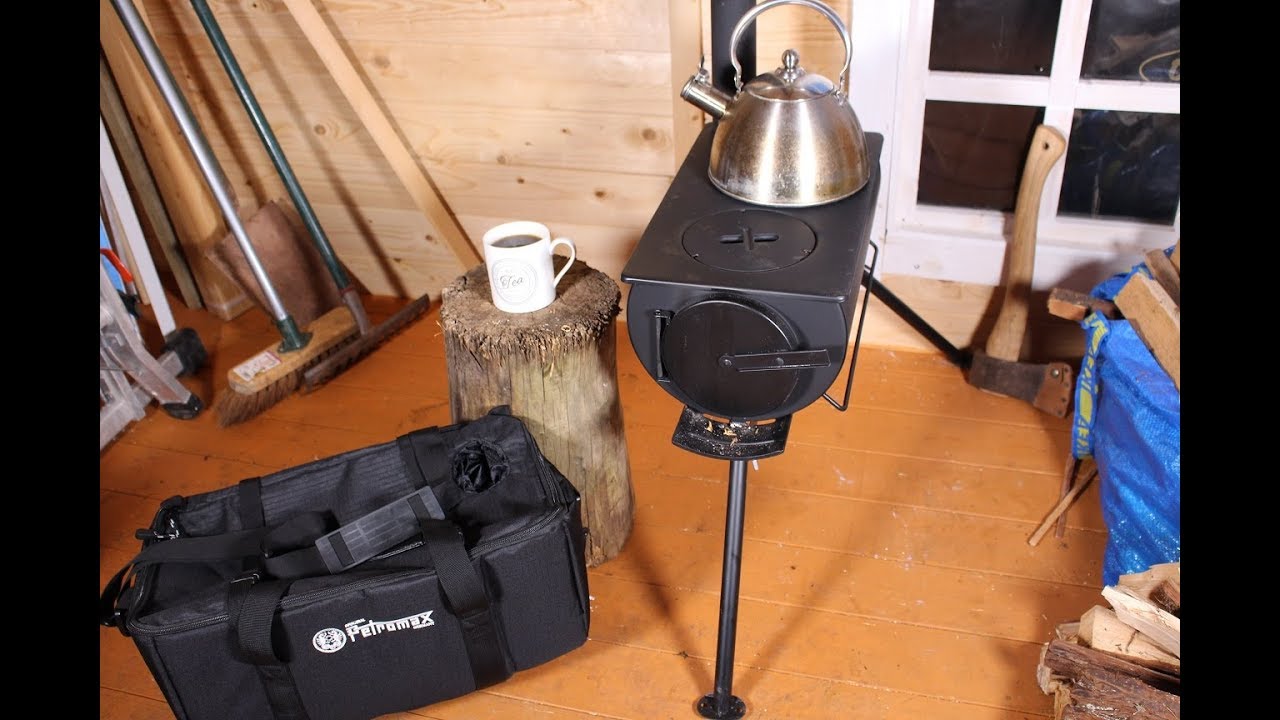 PETROMAX Loki Frontier Stove SHED INSTALLATION - YouTube