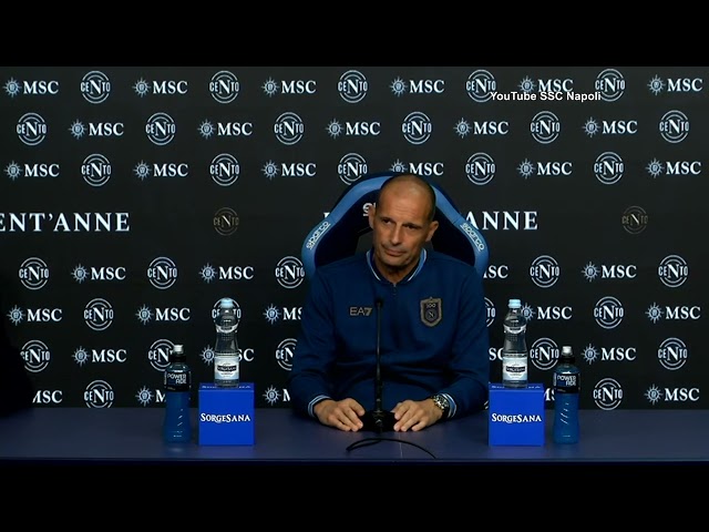 Allegri: "Con De Bruyne solo un'incomprensione. Lucca? Troppe critiche contro di lui"