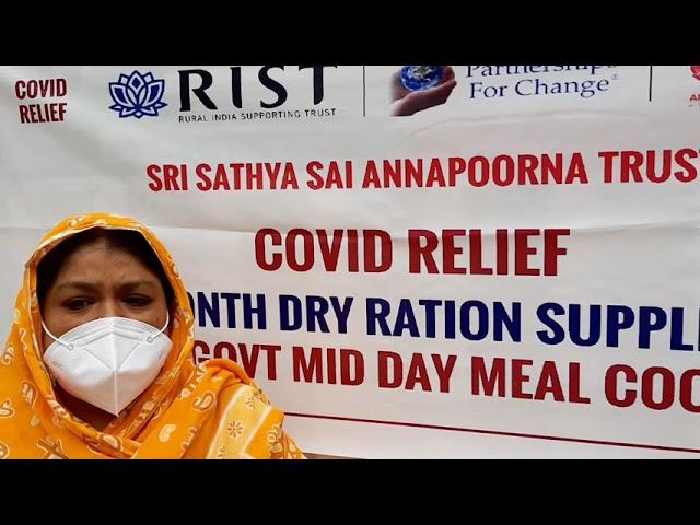 COVID RELIEF  - Phase 1: With Love & Gratitude from Mid Day Meal Cooks - Chikkaballapura