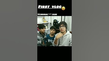my first vlog 😅#shorts #souravjoshivlogs