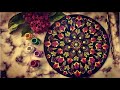 Dot mandala painting for beginners without using dotting tools/Dot mandala painting on MDF/DIY