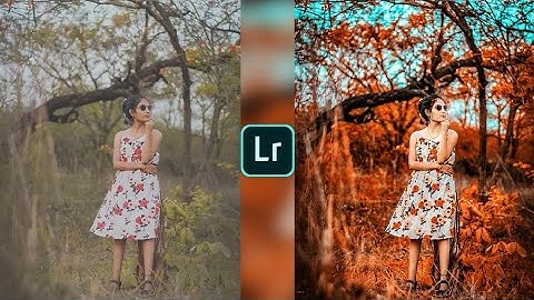 Lightroom red and blue effect photo editing tutorial | lightroom background colour change preset