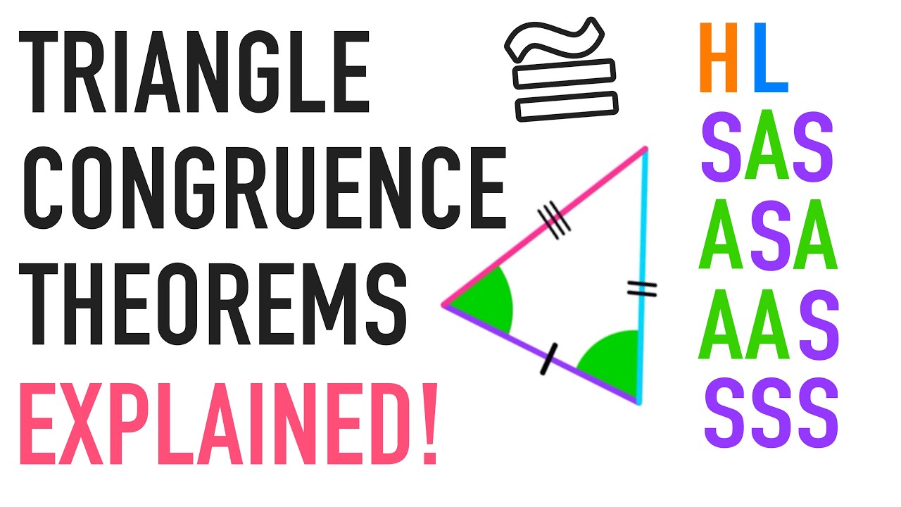 Triangle Congruence Theorems Explained: Asa, Aas, Hl