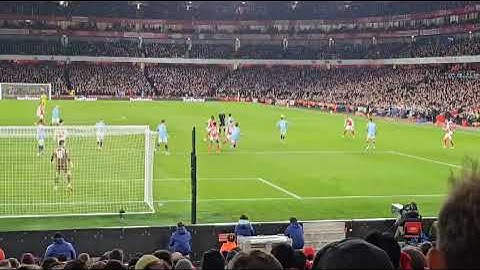 Lewis Skelly scores for Arsenal v Man City