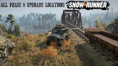 All Of The Upgrade Locations In Phase 9 SnowRunner New Update/DLC Derry Special ZikZ 566A