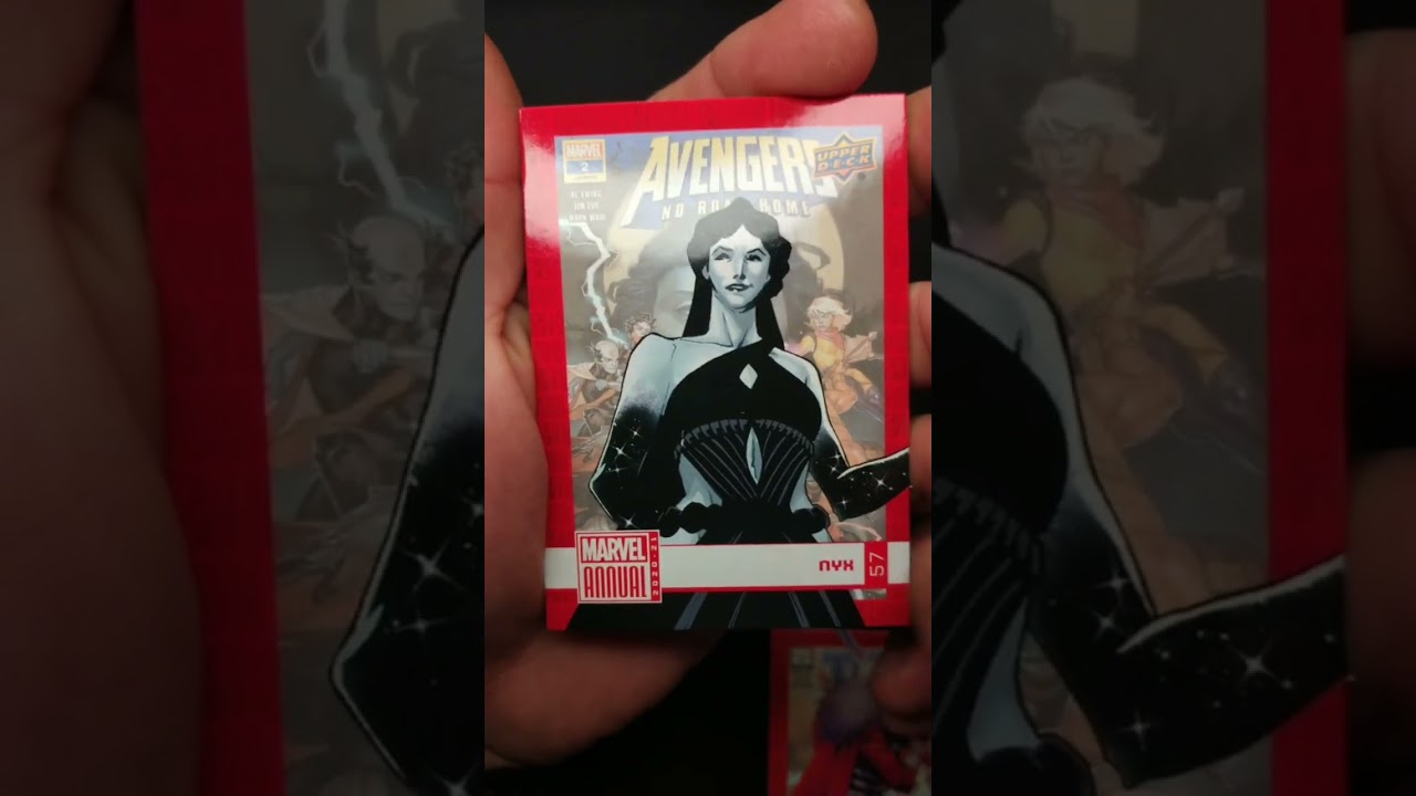 2021-22 Upper Deck Marvel Annual 4 Card Pack Opening