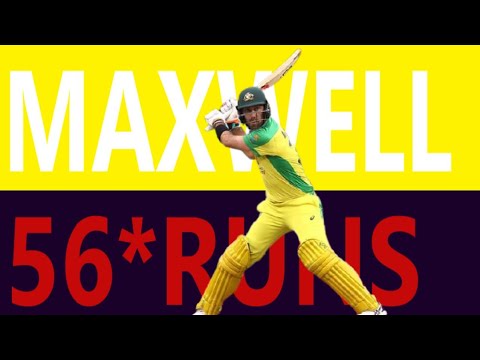 India vs Australia 2nd ODI | Glenn Maxwell smashes 56 off 26 | Dettol ODI series | SCG
