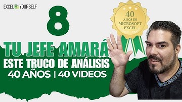40 años de Excel | 💥 ¡Este botón oculta un poder INCREÍBLE en Excel! | Video 8 - 40 #excel
