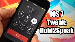 iOS 7 Jailbreak Tweak: Hold2Speak - FREE