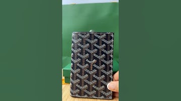 GOYARD “Grenelle Passport Cover.  #goyard #goyardpassportholder #goyardgrenelle #unboxing