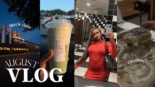 VLOG | GOODBYE AUGUST: NOPE MOVIE DATE, BIG NEWS, MONEY MOVES, STARBUCKS RUNS, GROCERY TRIPS &amp; MORE