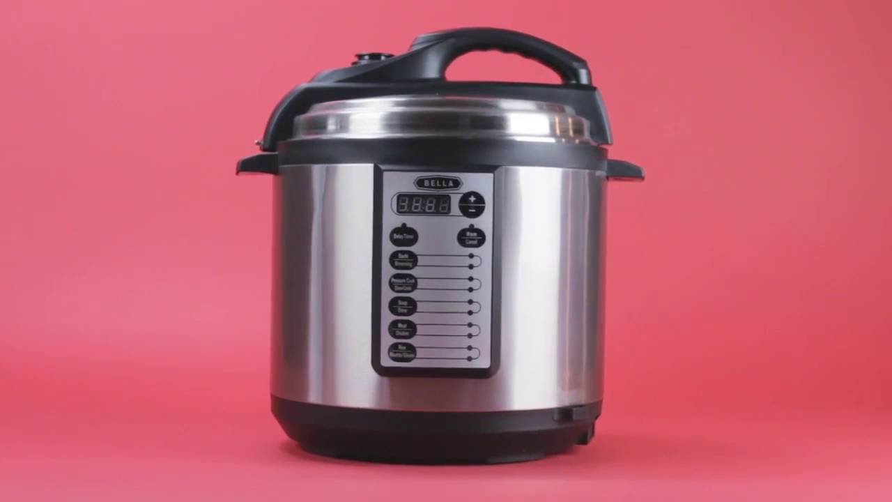 BELLA 6-Quart Programmable Electric Pressure Cooker at