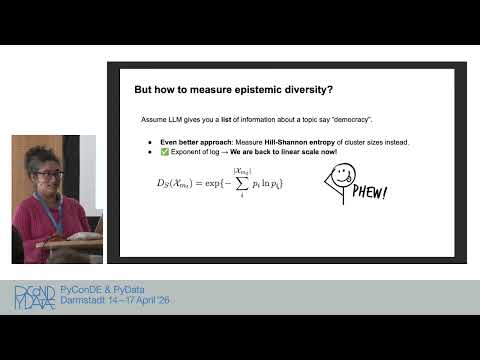 Tracking Knowledge Diversity in LLM-Generated Responses. [PyCon DE & PyData 2026]