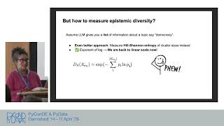 Tracking Knowledge Diversity in LLM-Generated Responses. [PyCon DE & PyData 2026]