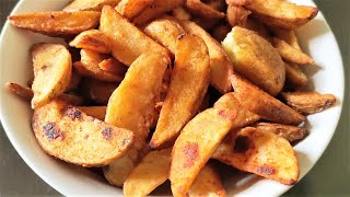 Easy and Perfect Roasted Potato Wedges Crispy and Soft | Easy Grilled Potato Pizza hut style screenshot 2