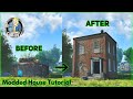 FALLOUT 4: HOUSE BUILDING TUTORIAL - Using Mods! #fallout4