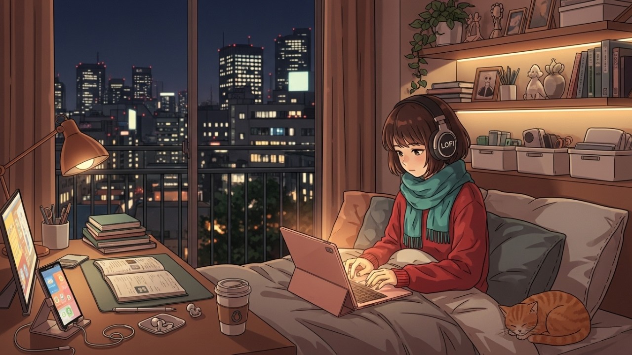Lofi Hip Hop Radio 📚 Deep Focus Beats to Study/Relax to - Study With My Cat