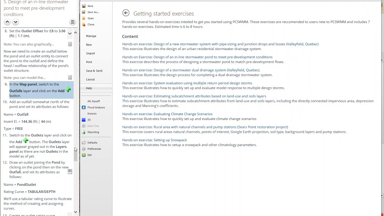 Accessing PCSWMM Tutorials and Documentation - YouTube