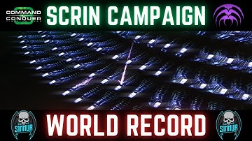 C&C3 Tiberium Wars Scrin Campaign [Hard, 100%] WORLD RECORD Speedrun